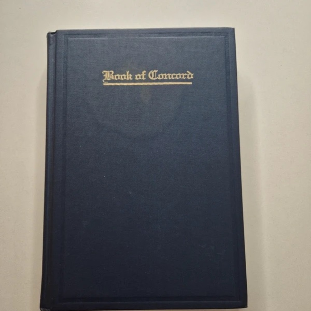 Book of Concord Hardcover - Navy Blue